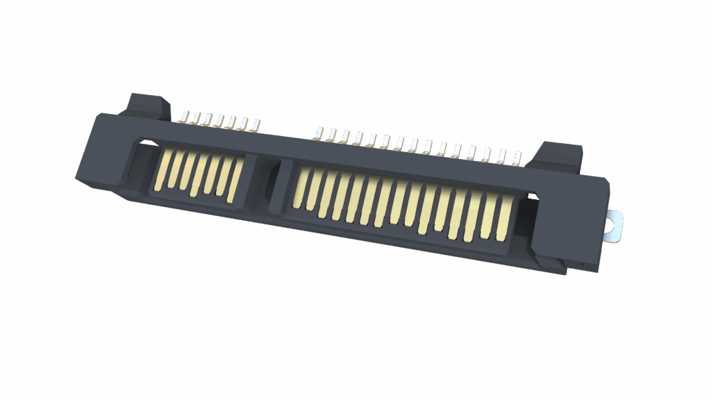 303_SATA-22-PIN-PLUG-板上高度2.85mm-scaled