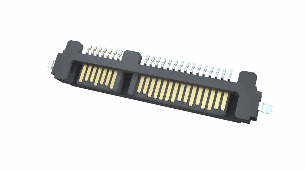 304_SATA 22 PIN PLUG-板上高度1.70mm