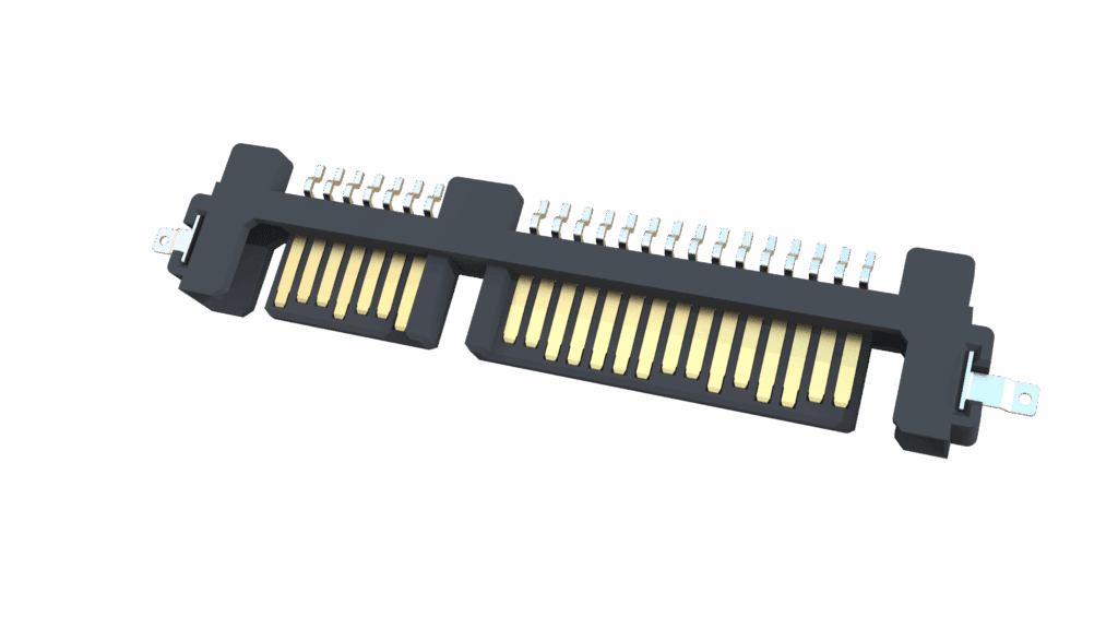 305_SATA 22 PIN PLUG-無包覆板上高度1.65mm