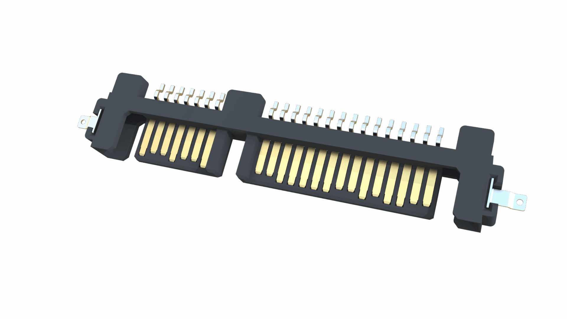 305_SATA 22 PIN PLUG-無包覆板上高度1.65mm