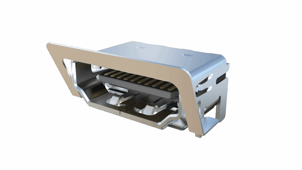 404_HDMI 2.0 帶彈片 SMD TYPE
