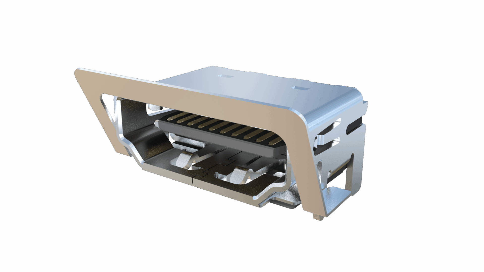 404_HDMI 2.0 帶彈片 SMD TYPE