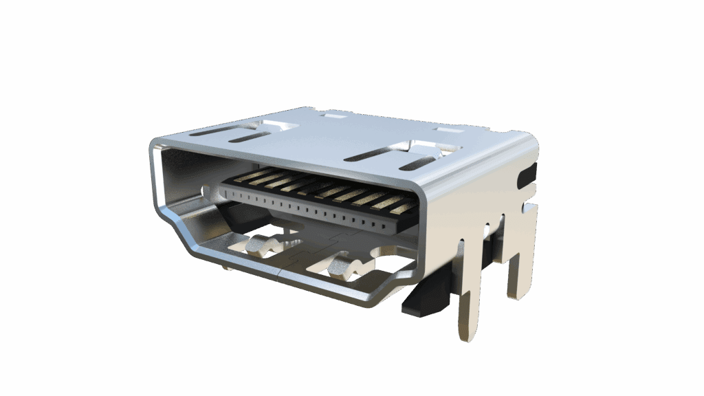 405_HDMI 2.1 SMD 鐵殼腳長 2.2